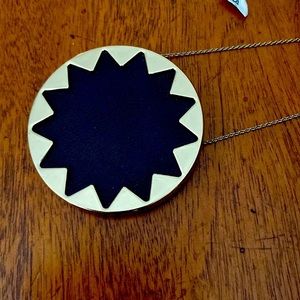 House of Harlow 1960 Sunburst necklace, black full-size